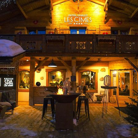 לה גראן-בורנו Chalet-Hotel Les Cimes מראה חיצוני תמונה