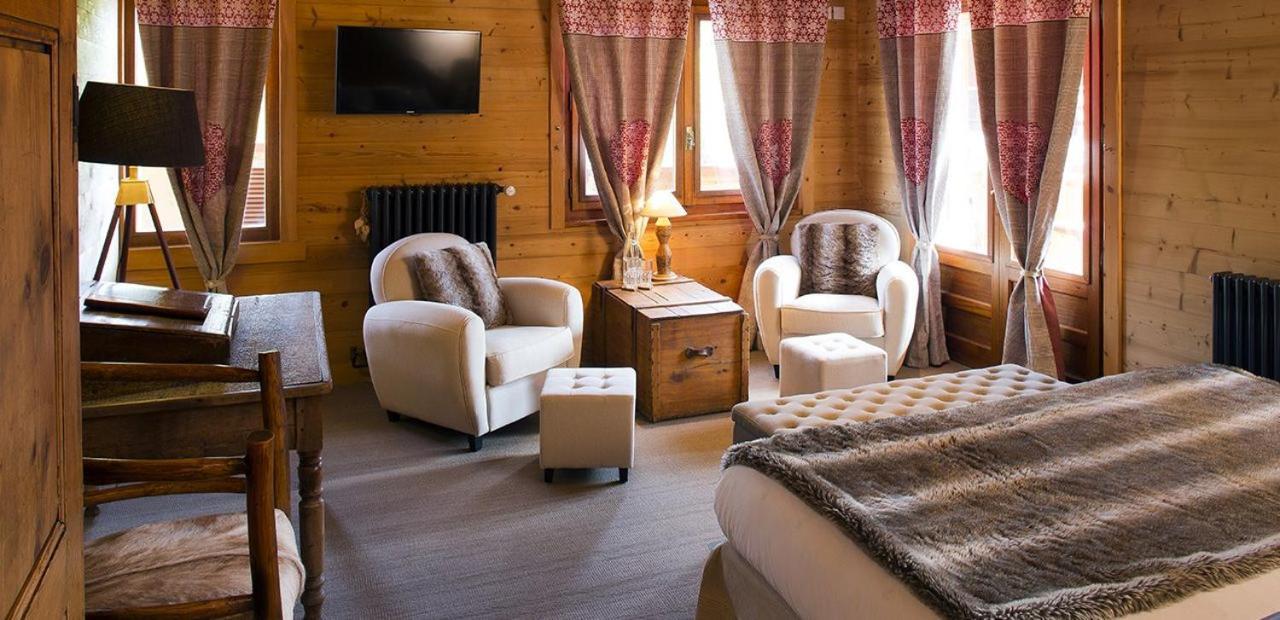 לה גראן-בורנו Chalet-Hotel Les Cimes מראה חיצוני תמונה