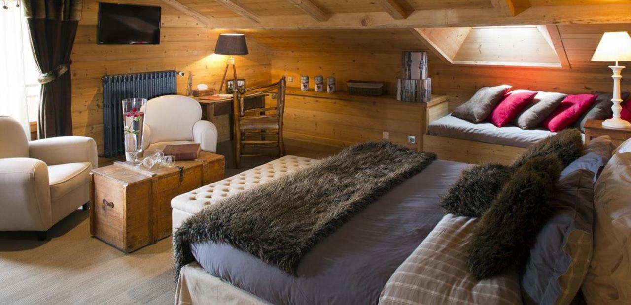 לה גראן-בורנו Chalet-Hotel Les Cimes מראה חיצוני תמונה