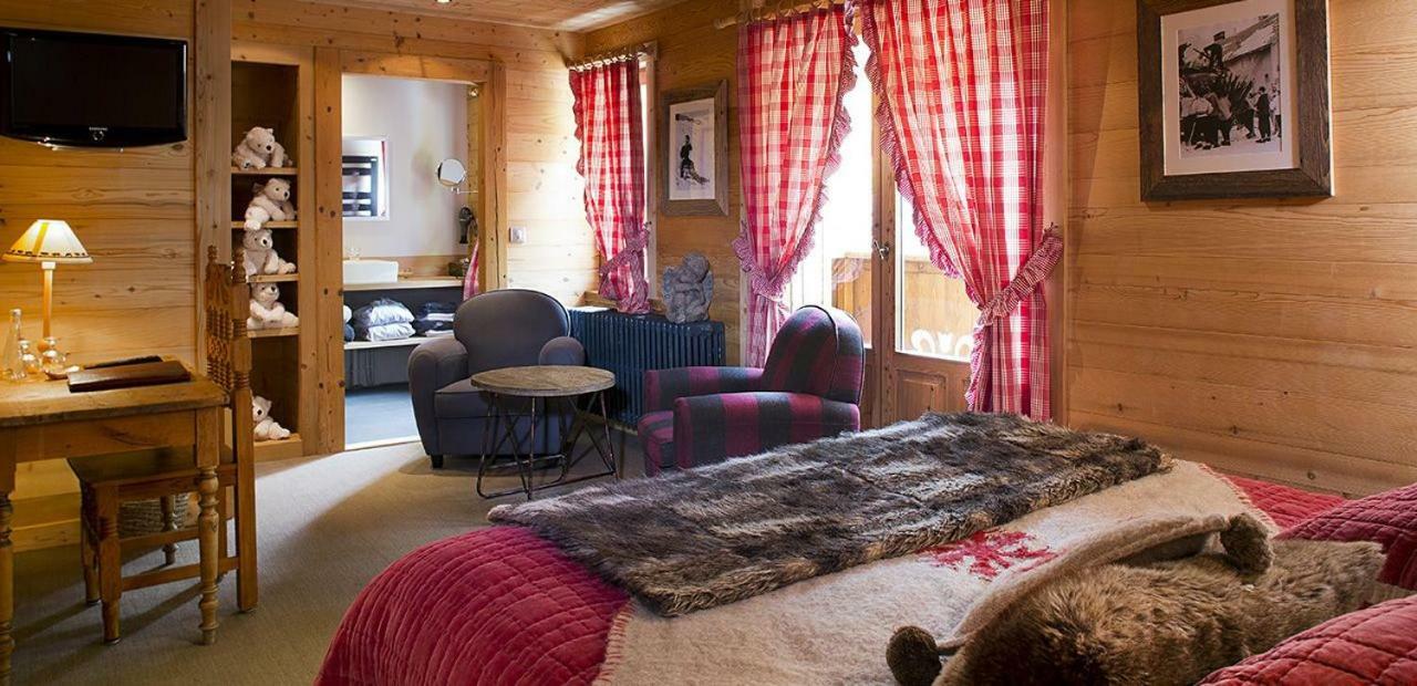 לה גראן-בורנו Chalet-Hotel Les Cimes מראה חיצוני תמונה